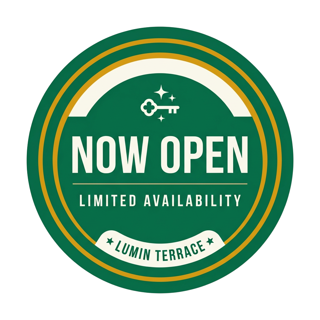 Now Open — Limited Availability at Lumin Terrace